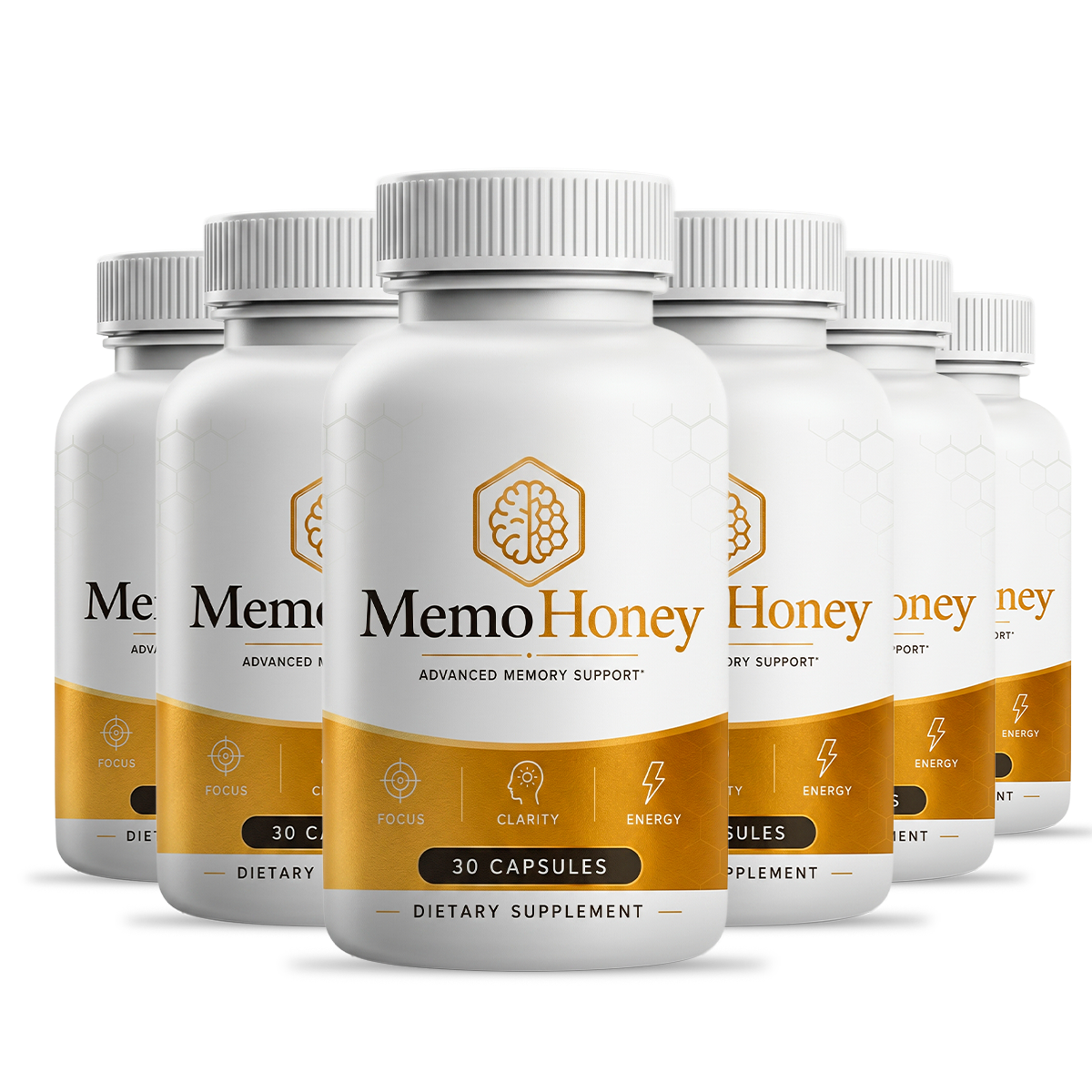 6 bottles of MemoHoney